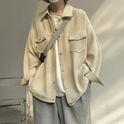 Sügis-talvine taskutega meeste jope - kahte värvi