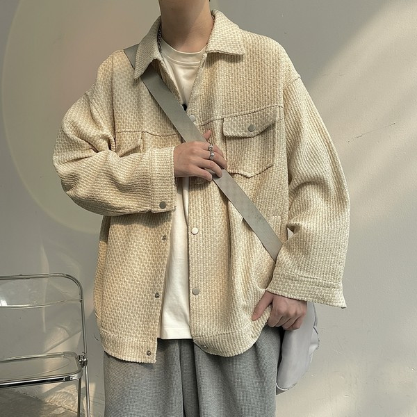 Sügis-talvine taskutega meeste jope - kahte värvi