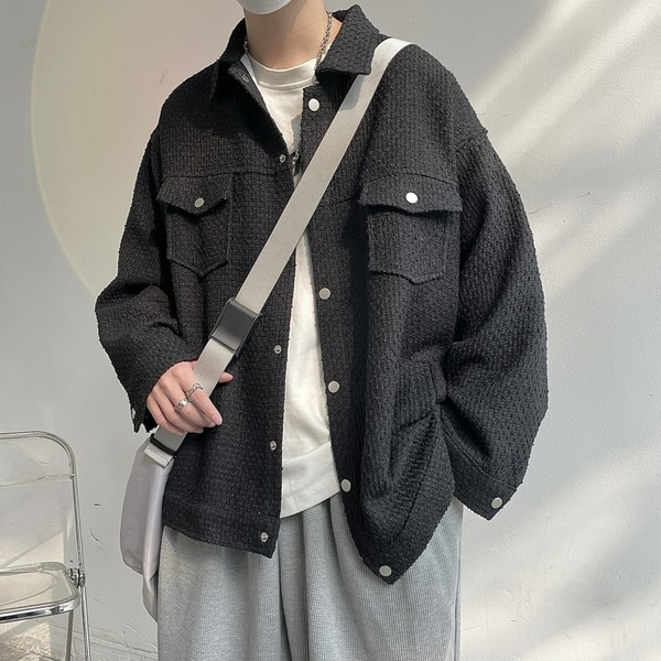 Sügis-talvine taskutega meeste jope - kahte värvi