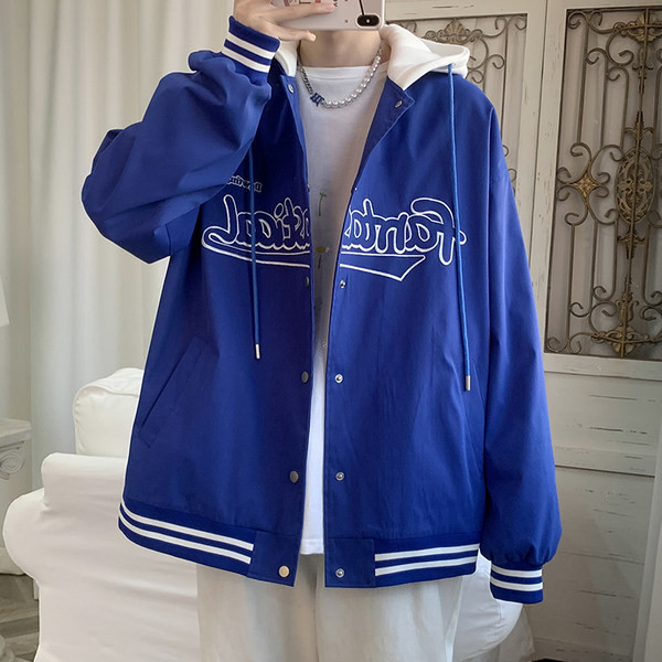 Kapuutsiga meeste jope ja kiri uus mudel