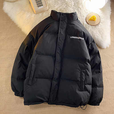 Igapäevane kõrge kraega meeste talvejope