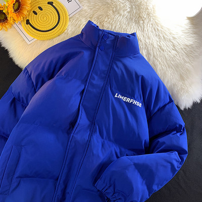 Igapäevane kõrge kraega meeste talvejope