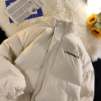 Igapäevane kõrge kraega meeste talvejope