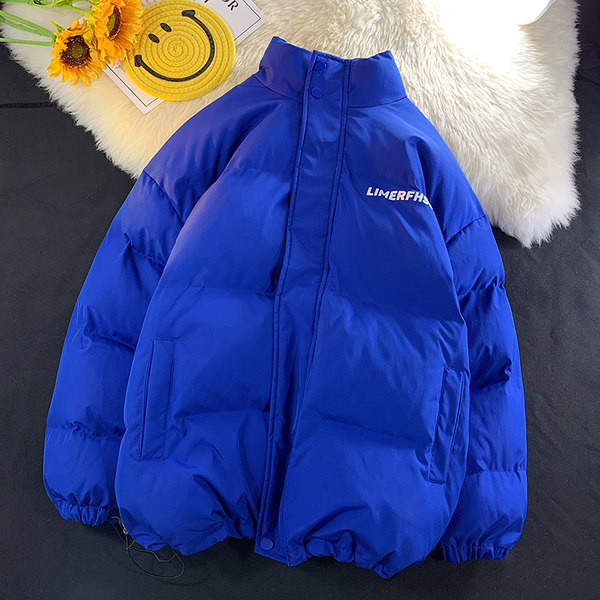 Igapäevane kõrge kraega meeste talvejope