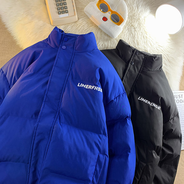 Igapäevane kõrge kraega meeste talvejope