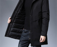 Férfi kabát cipzárral és gombokkal - két színben