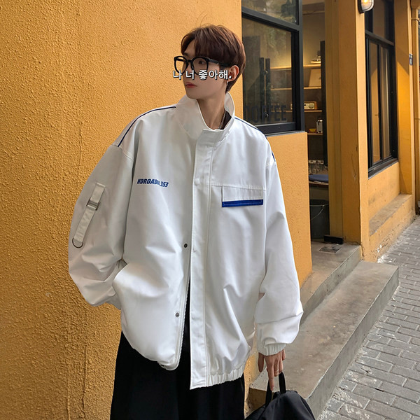 Muški sako s gumbima u crno-bijeloj boji