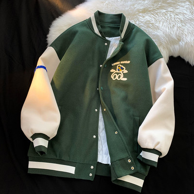 Muška zimska jakna na gumbe u tri boje