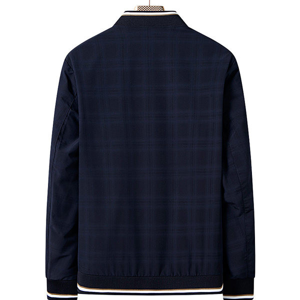 Καθημερινό ανδρικό μπουφάν με φερμουάρ και λαιμόκοψη spitz