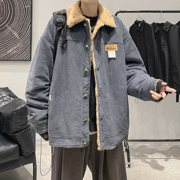 Alkalmi férfi kabát pehely béléssel