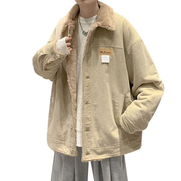 Alkalmi férfi kabát pehely béléssel