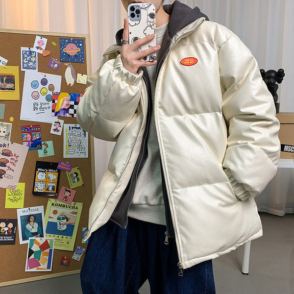 Uus mudel kapuutsiga talvine meeste soojak - kahte värvi