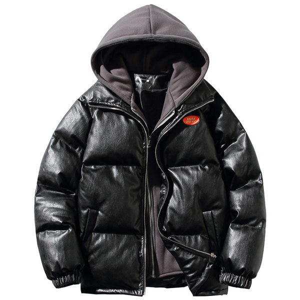 Uus mudel kapuutsiga talvine meeste soojak - kahte värvi