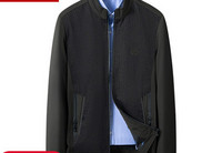 Férfi téli kabát cipzárral két színben