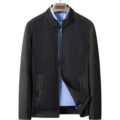 Férfi téli kabát cipzárral két színben