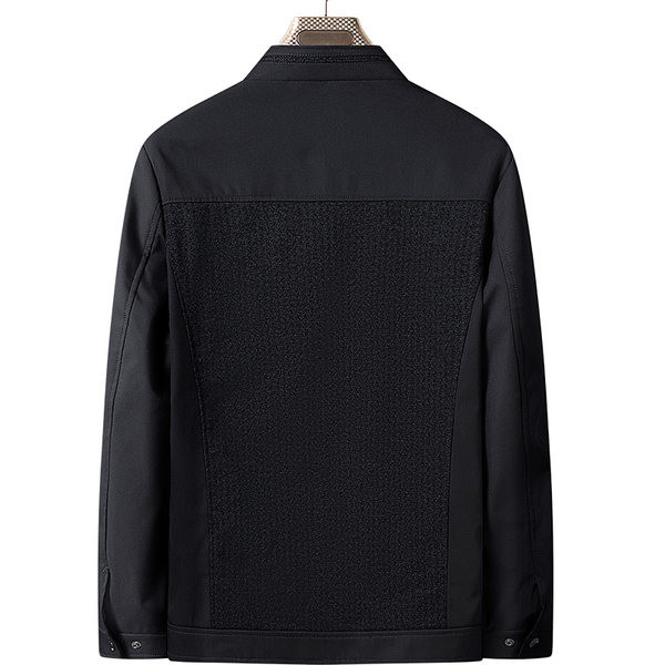 Férfi téli kabát cipzárral két színben