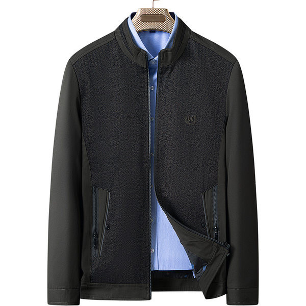 Férfi téli kabát cipzárral két színben