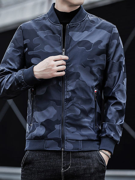 Vékony tavaszi-őszi kabát terepszínű mintával