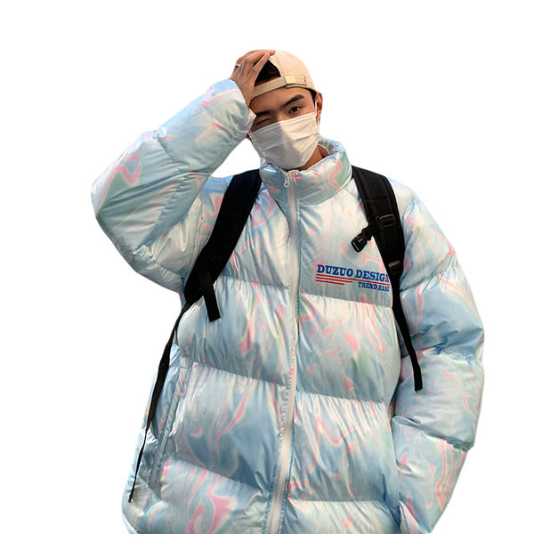 Muška zimska jakna sa visokom kragnom i patentnim zatvaračem - tri boje