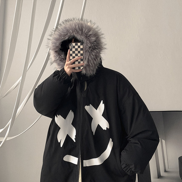 Mindennapi férfi kabát kapucnival