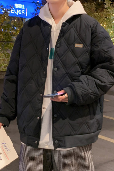 Φαρδύ καθημερινό μπουφάν με κουμπιά