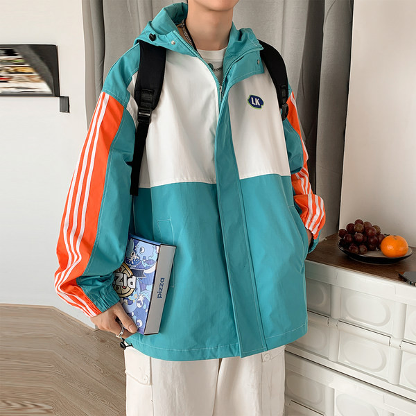 Õhuke kevad-sügis tuulejope meestele