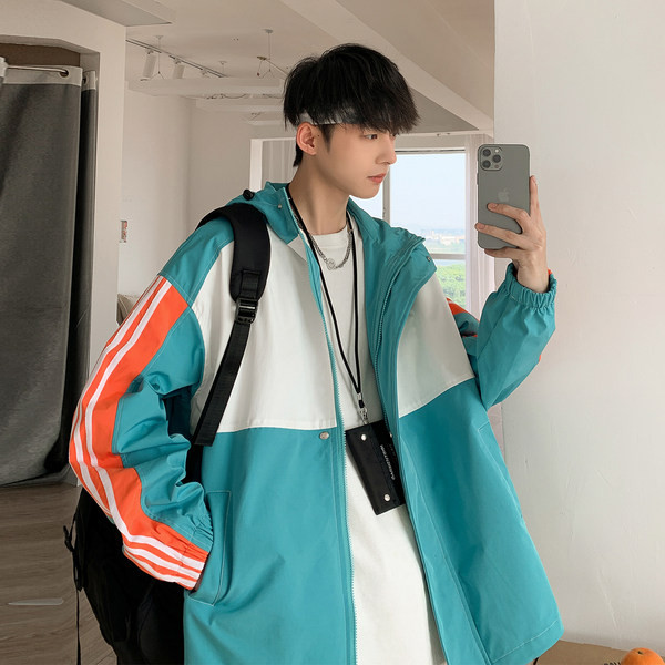 Õhuke kevad-sügis tuulejope meestele