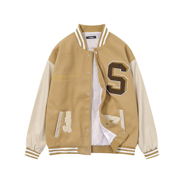 Нов модел мъжко бейзболно яке с копчета - три цвята