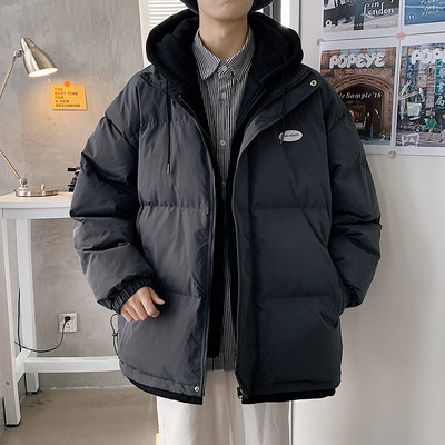 Ανδρικό μπουφάν με επένδυση με κουκούλα