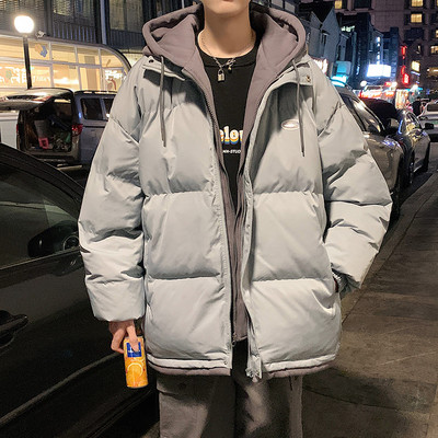 Ανδρικό μπουφάν με επένδυση με κουκούλα