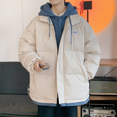 Ανδρικό μπουφάν με επένδυση με κουκούλα