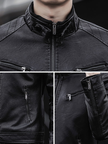 Stiilne meeste nahktagi, millel on lukuga tavaline mudel