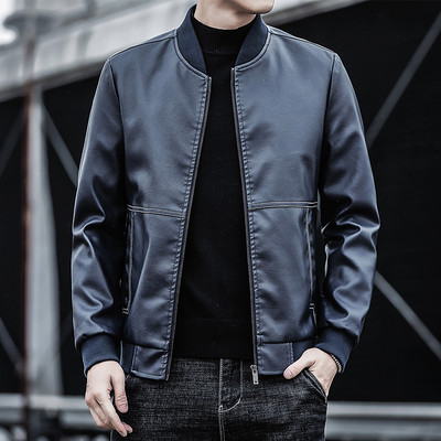 Neljas värvitoonis lukuga meeste nahktagi