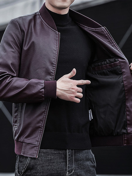 Neljas värvitoonis lukuga meeste nahktagi