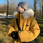 Férfi téli kabát pehely és cipzárral