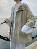 Ingyenes modell férfi kabát cipzárral és ujjkötőkkel