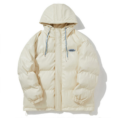 Laia mudeliga meeste jope kapuutsiga