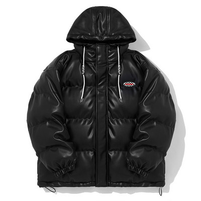 Laia mudeliga meeste jope kapuutsiga