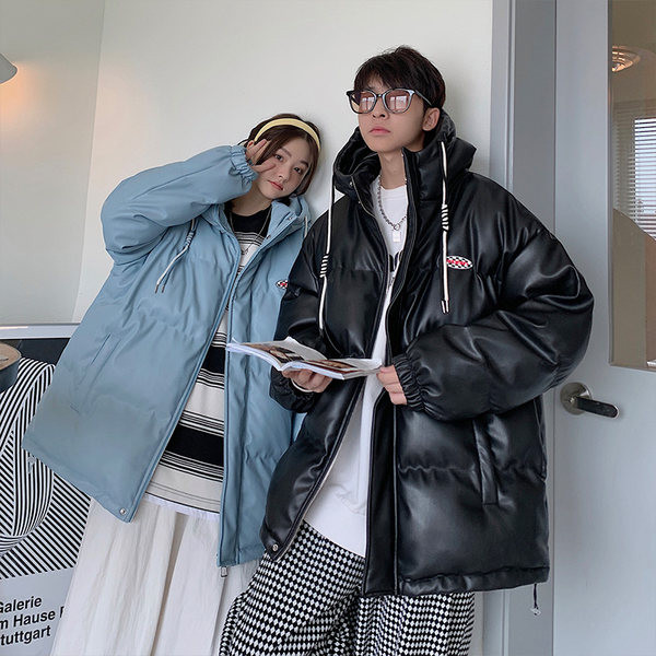 Laia mudeliga meeste jope kapuutsiga