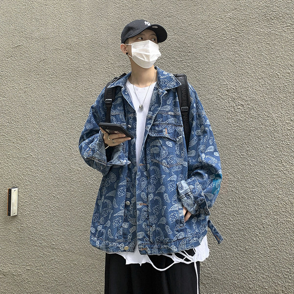 Tasuta tasku ja aplikatsiooniga teksajakk meestele