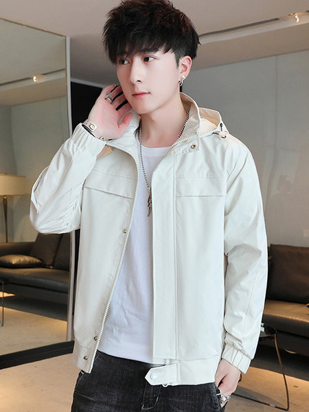 Tavaszi férfi kabát kapucnival - többféle színben