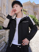 Új modell férfi tavaszi kabát kapucnival - két színben