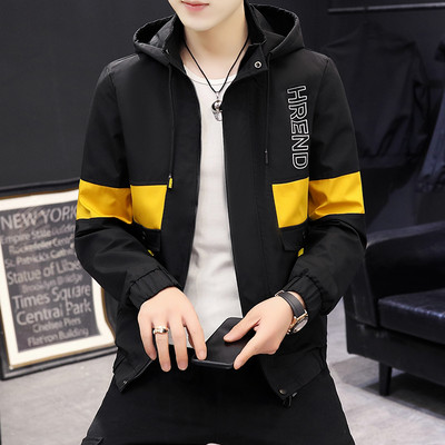 Kapuutsiga kevad-sügis meeste jope