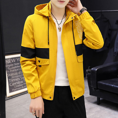 Kapuutsiga kevad-sügis meeste jope