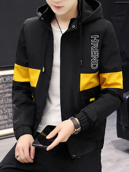 Kapuutsiga kevad-sügis meeste jope