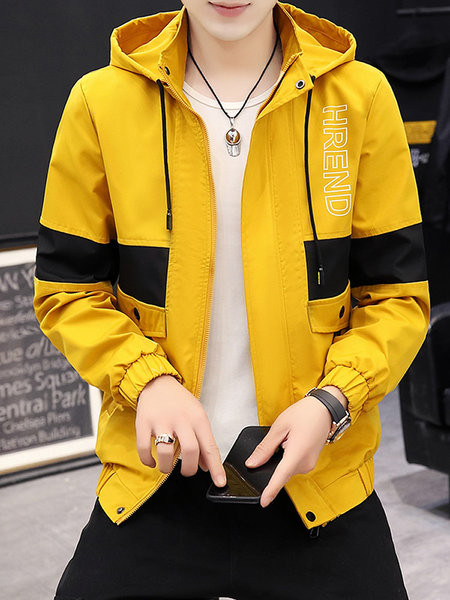 Kapuutsiga kevad-sügis meeste jope