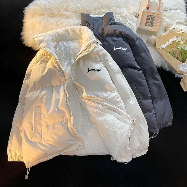 Férfi kabát fűzővel és puha béléssel széles modell