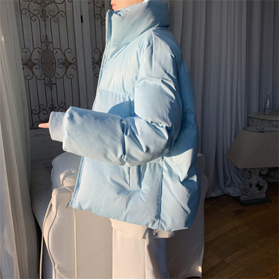 Vastag téli kabát cipzárral - különböző színekben