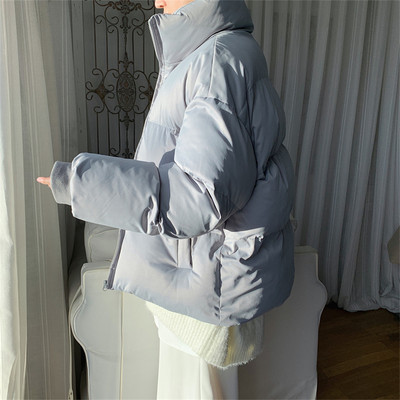 Vastag téli kabát cipzárral - különböző színekben