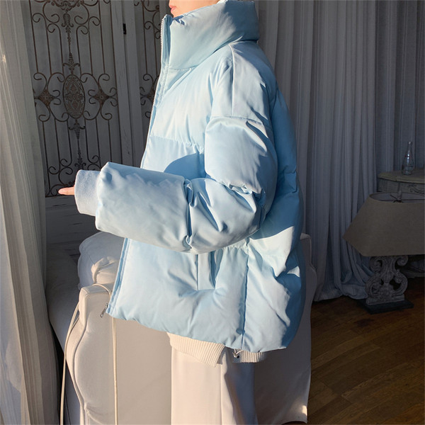 Vastag téli kabát cipzárral - különböző színekben